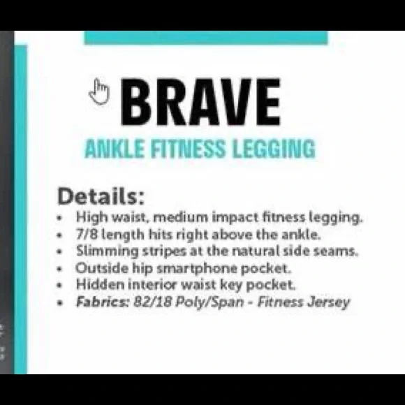 Lularoe Brave work out pant 1X purple floral NWT - Picture 6 of 6